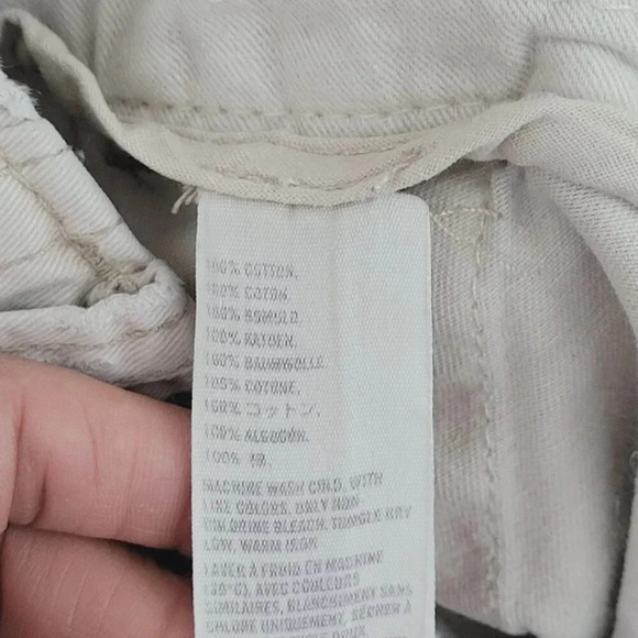 Abercrombie & Fitch Mens Beige Cotton Cargo Casual Shorts Size 32 x9 7PT - Picture 6 of 11